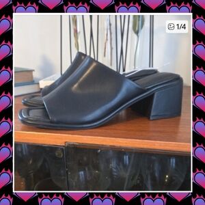 Amazon Essentials Black Women's Mules